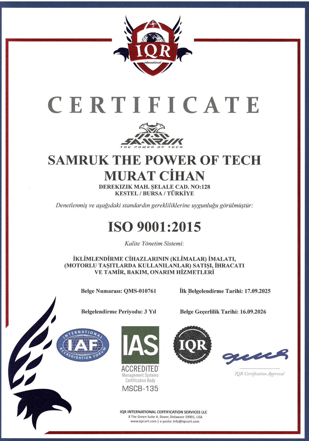 ISO-9001:2015